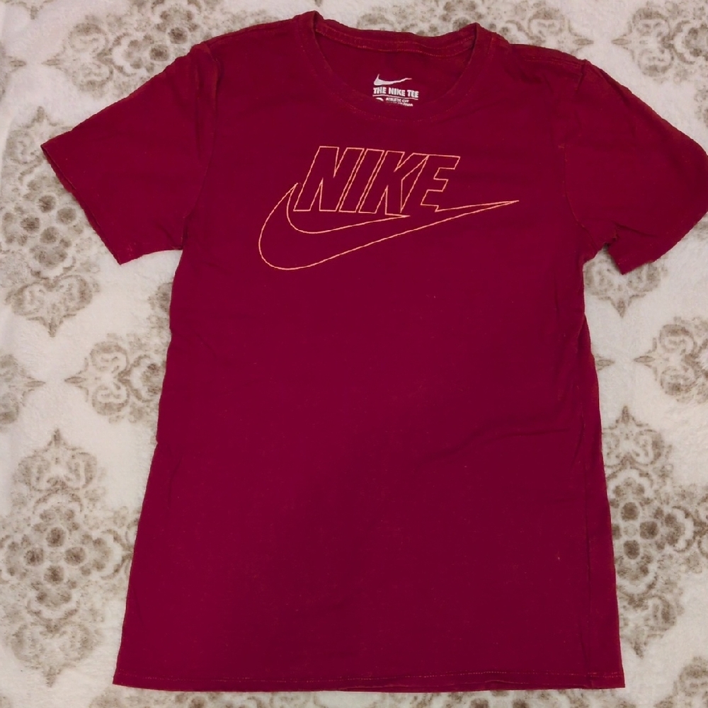 Nike Kids Maroon Short Sleeve Tee